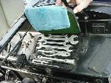 58k photo of 1939 BMW-321 cabriolet, repair set