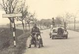 60k WW2 photo of BMW-R61 in Vejle, Danmark