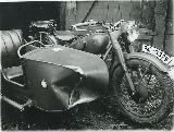 61k WW2 photo of BMW-R61, police plate