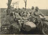 120k WW2 photo of BMW-R12 Wehrmacht gespann