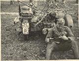 61k WW2 photo of BMW-R12 with Maxim MG