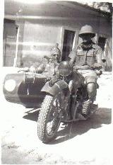 25k WW2 photo of Luftwaffe BMW-R12, Afrikakorps