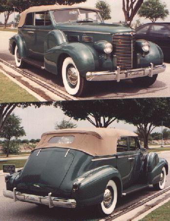 1938 Cadillac 36k image of Series 65 4door Convertible Sedan 6549 from