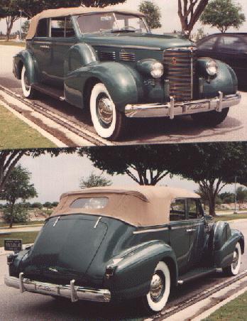 1938 Cadillac 36k image of Series 65 4door Convertible Sedan 6549 from 