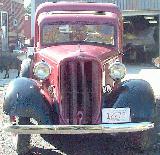 81k photo of 1934 Dodge humpback panel wagon (6-cyl.)