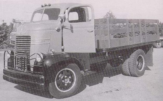 1940 Dodge COE CabOverEngine 73k b w photo from American Work Trucks by