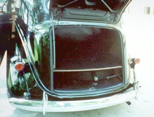 1937 Dodge Panel Wagon Rear Interior View Photo 12
