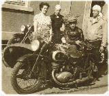 90k 1947 photo of civilian 1940 DKW-NZ350