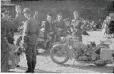 38k WW2 photo of DKW NZ350 and Zuendapp KS750