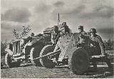 26k WW2 photo of Sd. Kfz. 10 and Pak 37