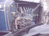 57k photo of 1930 Ford A rumbleseat roadster, engine