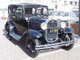 21k photo of 1931 Ford A Fordor sedan with slanted windscreen