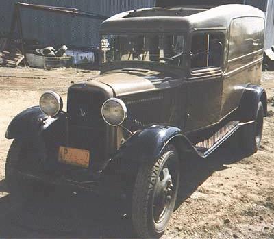 1932 FordV8 15ton panel truck 25k image from The Highway One Classic