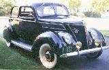 36k photo of 1937 Ford V8 74 Slant Back Tudor Sedan