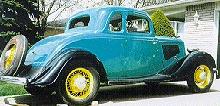1933 Ford standard 5-window coupe