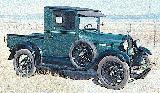36k photo of 1928 Ford A closed cab pickup