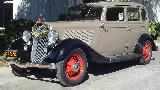 69k photo of 1933 Ford deluxe fordor sedan of Dirk Stewart