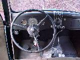 48k photo of 1935 Ford slantback fordor sedan, dashboard