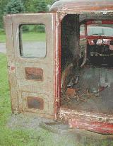 23k photo of 1936 Ford V8 panel delivery, rear door