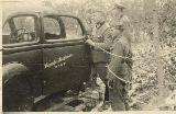 65k WW2 photo of Ford-Eifel Limousine on railway wheels