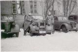 21k WW2 photo of Ford-Eifel Cabriolimousine and 2 Opel cars