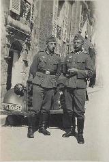44k WW2 photo of Ford-Eifel of Wehrmacht, Wuerttembergia plates