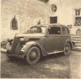 60k WW2 photo of Ford-Eifel Cabriolimousine of Luftwaffe 24th AA Regt 2nd battery