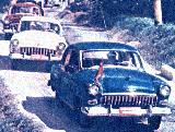 77k image of 1955 GAZ-21 3 different prototypes