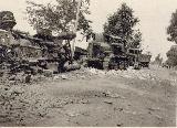 69k WW2 photo of GAZ-AA and HTZ Kommunar
