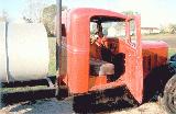 23k photo of 1935 International C30 tank truck, cab