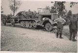 65k WW2 photo of Sd. Kfz. 7, France