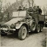 45k WW2 photo of Krupp Protze Kfz. 70 of SS-Waffen