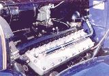 20k photo of 1936 Lincoln K LeBaron phaeton, engine