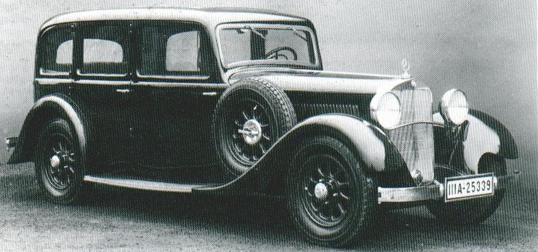 MercedesBenz Mannheim 370 19291935 75k b w image of 19331935 Pullman 