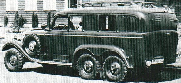  47k image of 1939 MercedesBenz G4 Reichspost Radiostation
