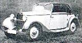 19к фото 1932-34 Мерседес-Бенц 170 кабриолет А фирмы Зиндельфинген
