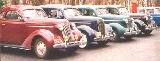 31k photo of 1937 Nash Ambassadors, on the foreground 6-cyl. business coupe