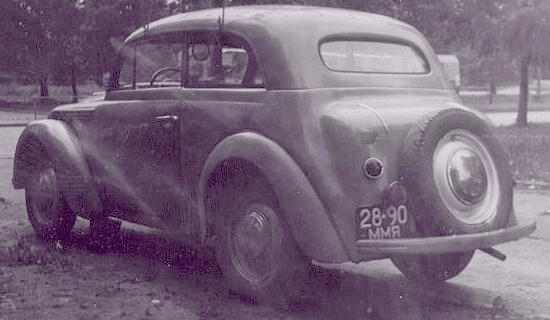 and since 1938 index K38 was given to the car in parallel Opel produced