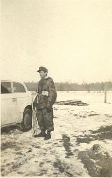 39k (1944) photo of field-repaired Opel Kadett K38 2-door Limousine, USSR