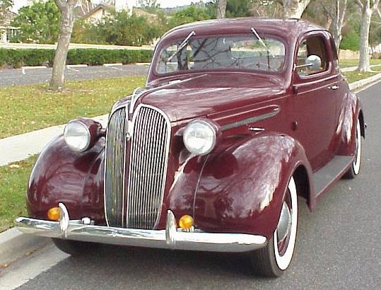 1937 Plymouth Series P3 Business and P4 DeLuxe Year of production 1937