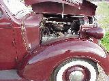 59k photo of 1937 Plymouth P4 coupe, engine
