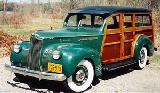 16k photo of 1941 Packard 110 woody wagon