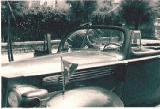 17k WW2 photo of 1938 Packard 8 convertible coupe with Luftwaffe pennant