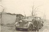 37k WW2 photo of Wehrmacht 1938 Packard 6 sedan, USSR, Kalmykia?