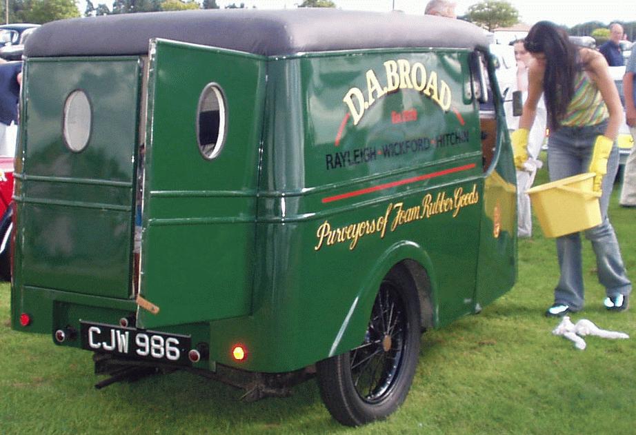 Reliant 101k and 89k rear view of 1938 Reliant van photo courtesy of David