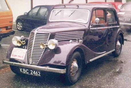 19381940 Renault Primaquatre Years of production 1938 1940