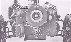 Tatra 92 chassis, front view