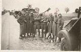 46k (27 VII - 1 VIII 1941) photo of Unic P107 SS anti-aircraft gun tractor, USSR