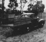 17k photo of 1940 Willys 440 Australian(?) coupe with tray back