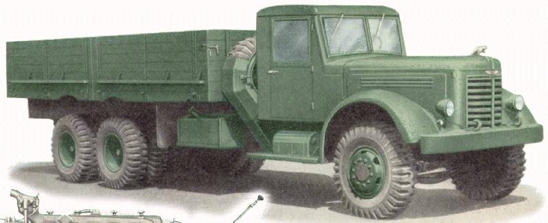 Oldtimer gallery. Trucks. JaAZ-210.